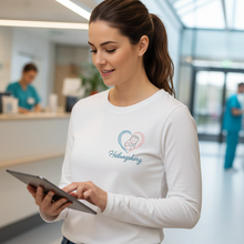 Lade das Bild in den Galerie-Viewer, Damen T-Shirt, langarm, 100% Baumwolle