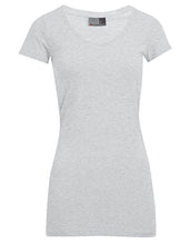 Lade das Bild in den Galerie-Viewer, Damen Slim Fit V-Neck-T Long