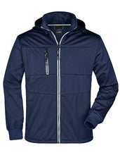Lade das Bild in den Galerie-Viewer, JN1078 Herren Maritime Softshell Jacke wasserdicht | Besch