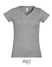 Lade das Bild in den Galerie-Viewer, L156 leichtes Damen V-Shirt