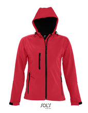 Lade das Bild in den Galerie-Viewer, L849 Damen Softshell Jacke mit Kapuze