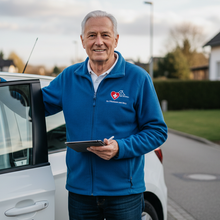 Lade das Bild in den Galerie-Viewer, PF14 Herren Fleece Jacke mit Brustbestickung