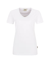 Lade das Bild in den Galerie-Viewer, 181 Damen V-Shirt, kurzarm, Mischgewebe