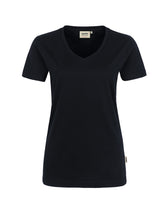 Lade das Bild in den Galerie-Viewer, 181 Damen V-Shirt, kurzarm, Mischgewebe