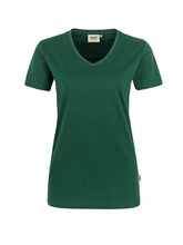 Lade das Bild in den Galerie-Viewer, 181 Damen V-Shirt, kurzarm, Mischgewebe