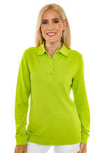 Lade das Bild in den Galerie-Viewer, 215 Damen Polo Shirt, langarm