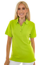 Lade das Bild in den Galerie-Viewer, 216 Damen-Polo Shirt, kurzarm