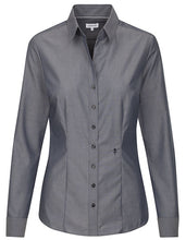 Lade das Bild in den Galerie-Viewer, SN080613 Damen Bluse, "schwarze Rose" Langarm