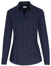 Lade das Bild in den Galerie-Viewer, SN080613 Damen Bluse, "schwarze Rose" Langarm