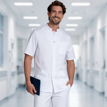 Lade das Bild in den Galerie-Viewer, 12-2139 Herren Kasack TENCEL™ Stretch kurzarm | Besch

