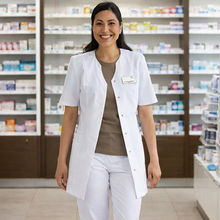 Lade das Bild in den Galerie-Viewer, 1639-485-21 Damenkasack, kurzarm
