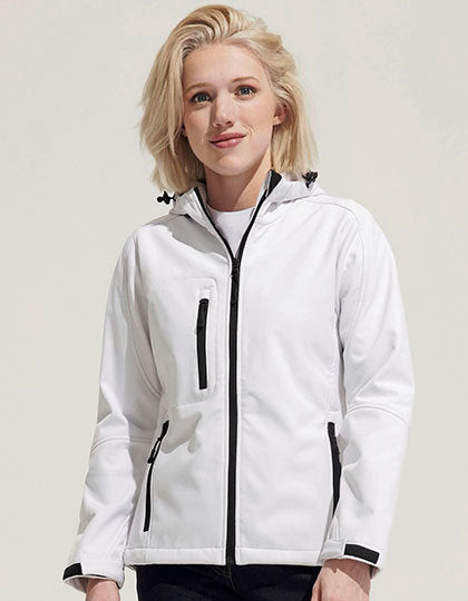 L849 Damen Softshell Jacke mit Kapuze