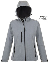 Lade das Bild in den Galerie-Viewer, L849 Damen Softshell Jacke mit Kapuze
